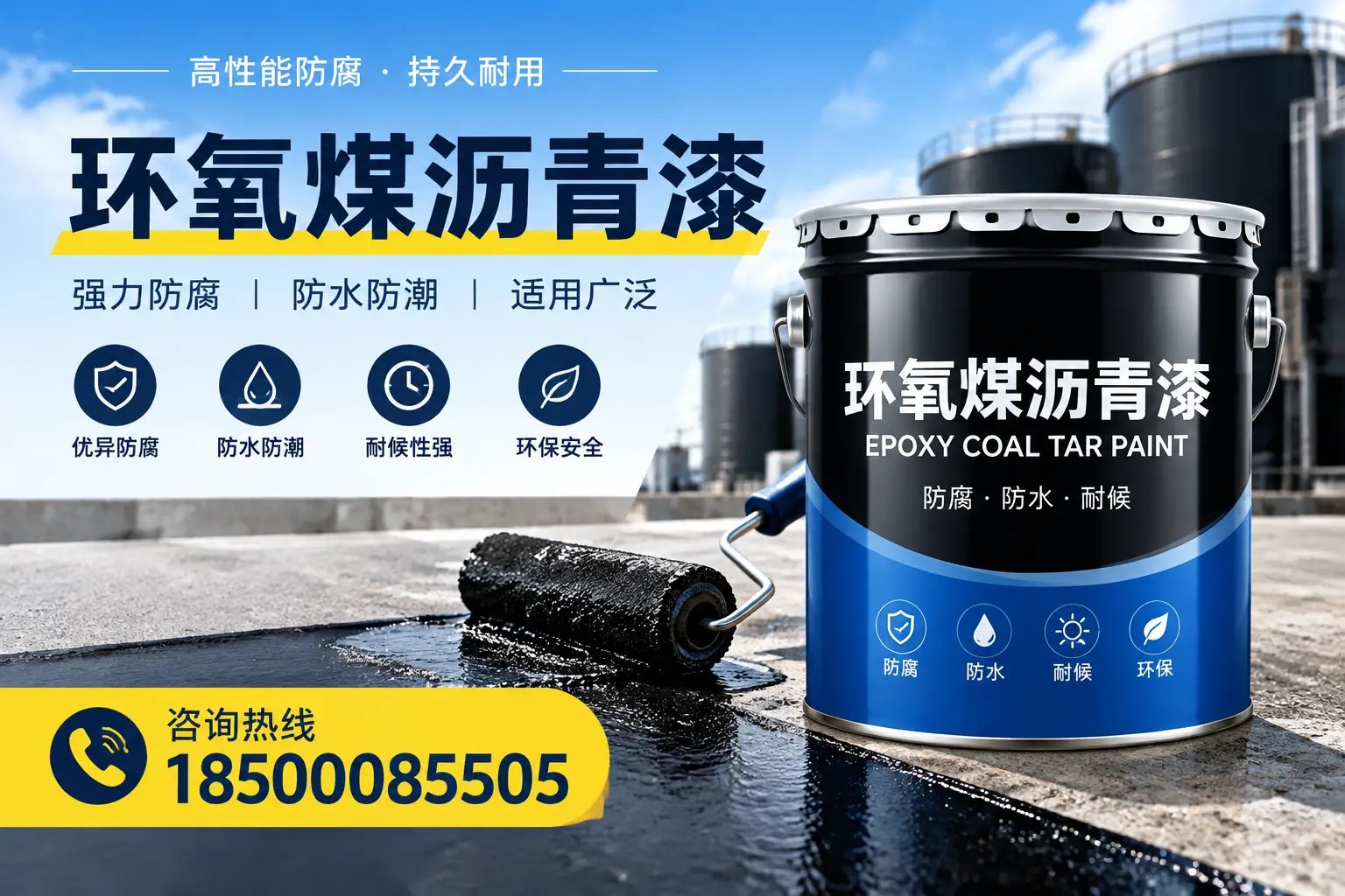 选择环氧煤沥青漆的五大理由，安顺客户必知